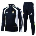 Sueter de Treinamento Real Madrid 2025-2026 Preto Branco