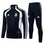 Sueter de Treinamento Real Madrid 2025-2026 Preto Branco