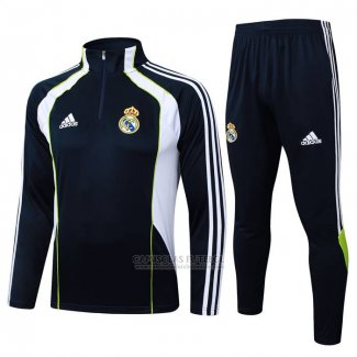 Sueter de Treinamento Real Madrid 2025-2026 Preto Branco