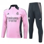 Sueter de Treinamento Real Madrid Crianca 2024-2025 Rosa