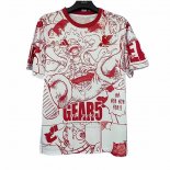 Tailandia Camisola Japao Anime Luffy 2025-2026 Branco Vermelho
