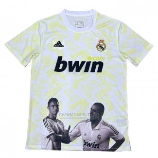 Tailandia Camisola Real Madrid Special 2025-2026 Branco Amarelo