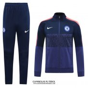 Jaqueta de Treinamento Chelsea 2020-2021 Azul