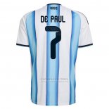 Camisola Argentina Jogador Rodrigo de Paul 1º 2026