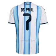 Camisola Argentina Jogador Rodrigo de Paul 1º 2026