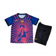 Camisola Barcelona Special Crianca 2025-2026 Azul
