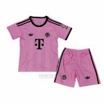 Camisola Bayern de Munique Goleiro Crianca 2025-2026 Rosa