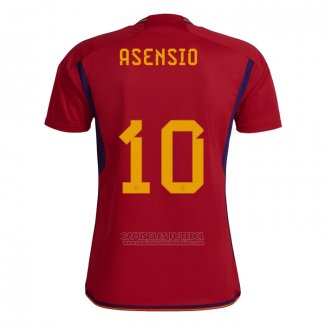 Camisola Espanha Jogador Asensio 1º 2022