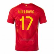 Camisola Espanha Jogador Williams 1º 2024