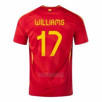 Camisola Espanha Jogador Williams 1º 2024