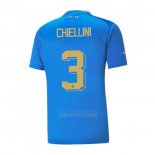 Camisola Italia Jogador Chiellini 1º 2022