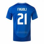 Camisola Italia Jogador Fagioli 1º 2024-2025