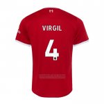 Camisola Liverpool Jogador Virgil 1º 2023-2024