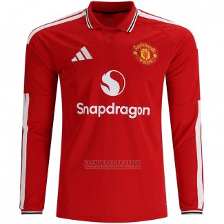Camisola Manchester United 1º Manga Comprida 2026-2027