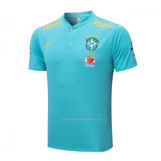 Camisola Polo del Brasil 2022-2023 Azul