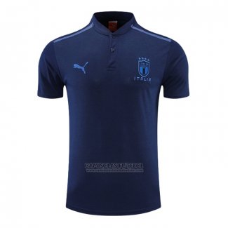 Camisola Polo del Italia 2022-2023 Azul Marino