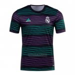Camisola Pre Match del Real Madrid 2022 Verde Y Purpura