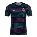 Camisola Pre Match del Real Madrid 2022 Verde Y Purpura