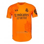 Camisola Real Madrid Y-3 Goleiro 2024 Laranja