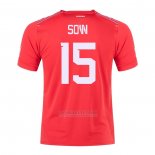 Camisola Suica Jogador Sow 1º 2022