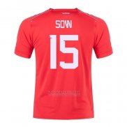 Camisola Suica Jogador Sow 1º 2022