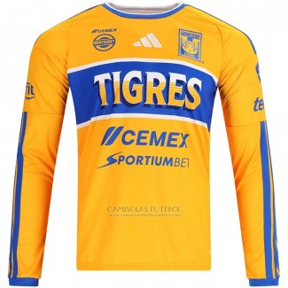 Camisola Tigres UANL 1º Manga Comprida 2026-2027