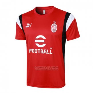 Camisola de Treinamento AC Milao 2023-2024 Vermelho