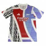 Camisola de Treinamento Arsenal 2024-2025 Vermelho Azul