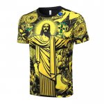 Camisola de Treinamento Brasil Jesus 2024-2025 Amarelo