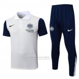 Conjunto Polo del Inter de Milao 2025-2026 Branco