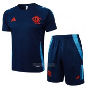 Fato de Treino Flamengo Manga Curta 2024-2025 Azul - Calcas Curta