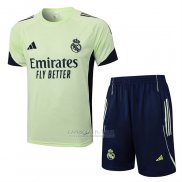 Fato de Treino Real Madrid Manga Curta 2025-2026 Verde - Calcas Curta