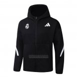 Jaqueta Hoodie Real Madrid 2025-2026 Preto