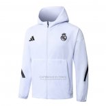 Jaqueta Hoodie Real Madrid 2025-2026 Branco