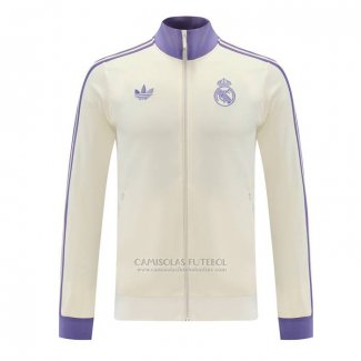 Jaqueta Real Madrid 2024-2025 Amarelo