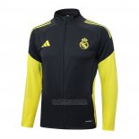 Jaqueta Real Madrid 2025-2026 Cinza Amarelo