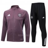 Jaqueta de Treinamento Manchester United Crianca 2025-2026 Brown