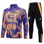 Jaqueta de Treinamento Real Madrid Dragon 2024-2025 Purpura