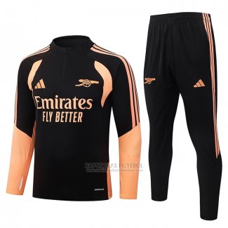Sueter de Treinamento Arsenal 2026-2027 Preto Laranja