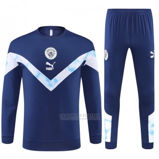 Sueter de Treinamento Manchester City 2022 Azul