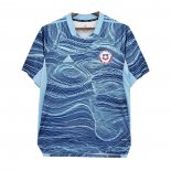 Tailandia Camisola Chile Goleiro 2021-2022 Azul