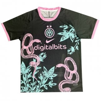 Tailandia Camisola Inter de Milao Dragon 2024-2025 Preto