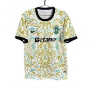 Tailandia Camisola Sporting Special 2025-2026 Amarelo Azul
