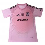 Tailandia Camisola Tigres UANL Goleiro 2º 2025-2026 Rosa