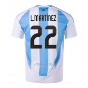 Camisola Argentina Jogador L.martinez 2º 2022