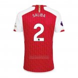 Camisola Arsenal Jogador Saliba 1º 2023-2024