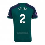 Camisola Arsenal Jogador Saliba 3º 2023-2024