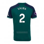 Camisola Arsenal Jogador Saliba 3º 2023-2024