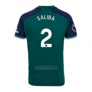 Camisola Arsenal Jogador Saliba 3º 2023-2024