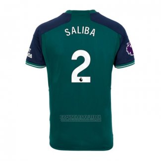 Camisola Arsenal Jogador Saliba 3º 2023-2024